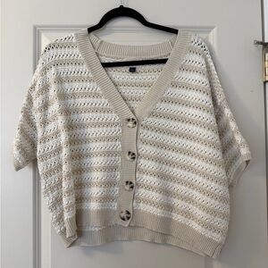 Button up knitted shirt